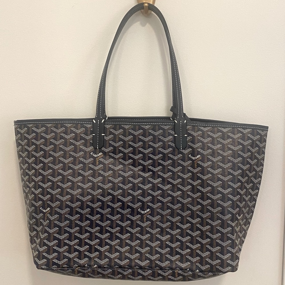 Navy Blue Fashion Tote Bag